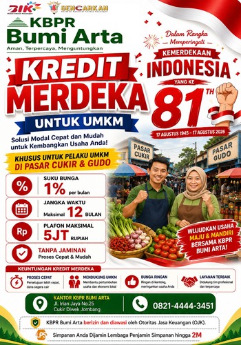 Promo Kemerdekaan Kredit Bunga 1%